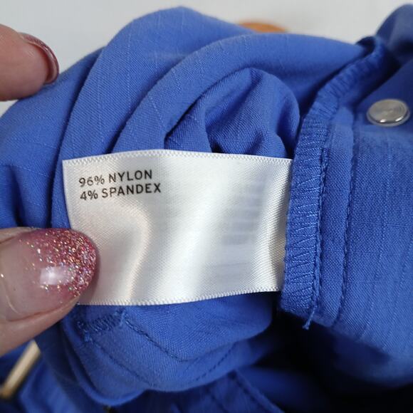 DULUTH TRADING Heirloom Gardening Bib Overalls Small 29 Blue NWT Ripstop - Picture 12 of 15